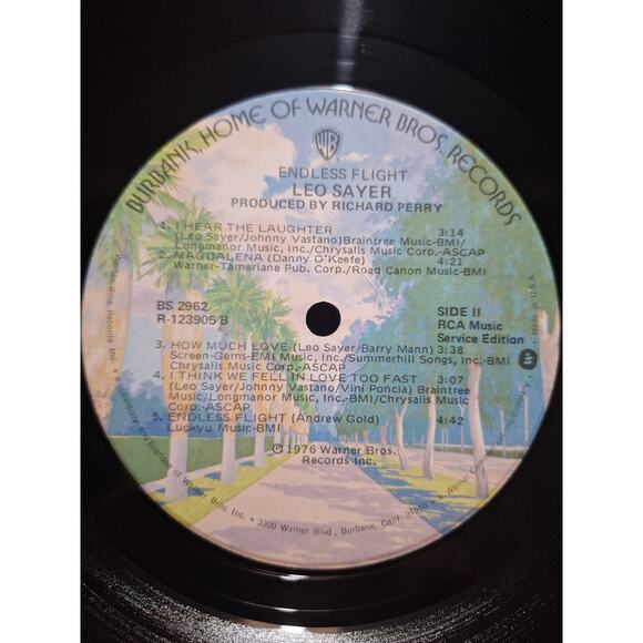 Leo Sayer – Endless Flight Vinyl LP 1976 Warner Bros VG+ Vinyl / Sleeve - Picture 8 of 10